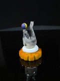 Jessica Tsai “Seal in Banana Pose” slurper cap with stand